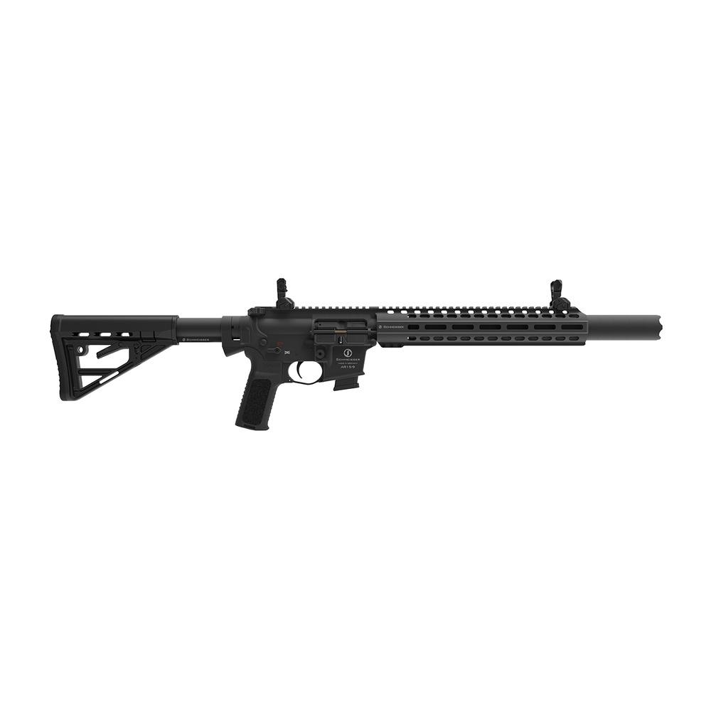 Schmeisser AR15-9 S4F Black vue côté droit avec crosse réglable